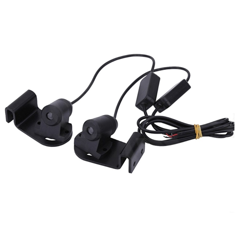 Set 2 Đèn LED Chiếu Sáng Gắn Cửa Xe Ô Tô Hình Thiên Thần