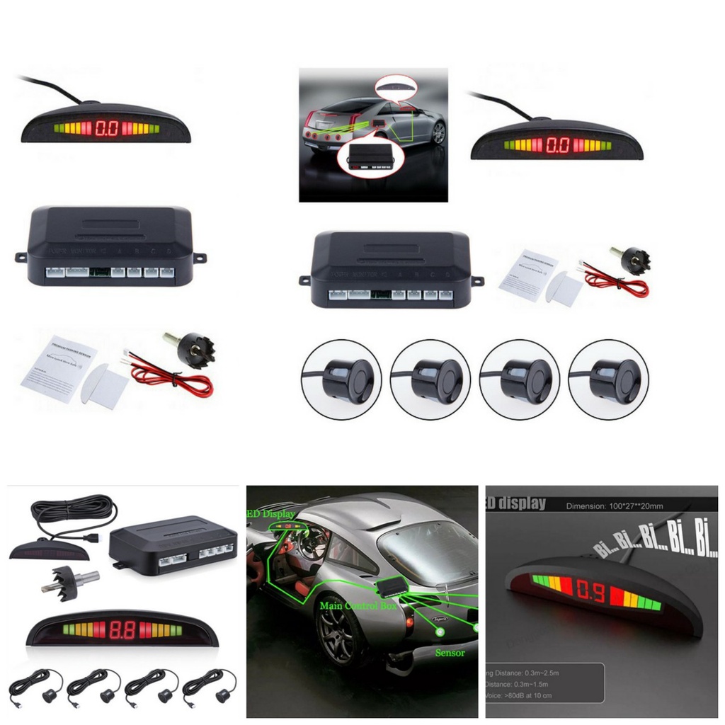 (LOẠI TỐT) Bộ cảm biến lùi ô tô có cảnh báo ngăn ngừa va chạm mẫu mới siêu nhạy dễ dàng lắp đặt cho các xe | BigBuy360 - bigbuy360.vn