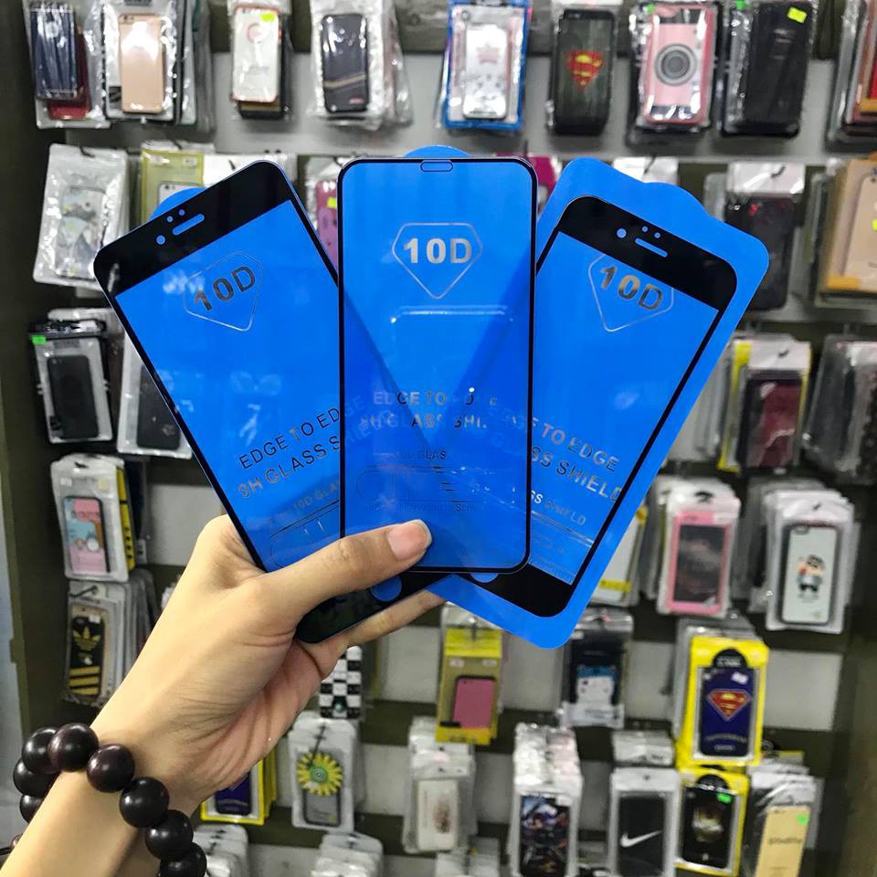 CƯỜNG LỰC 10 D IPHONE 6 7 8 6PLUS 7PLUS 8PLUS X XR X MAX CÁC DÒNG IPHONE