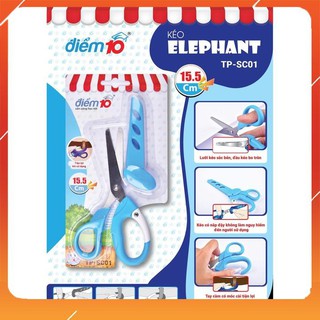 Kéo học sinh điểm 10 tp-sc01 - có nắp bảo vệ