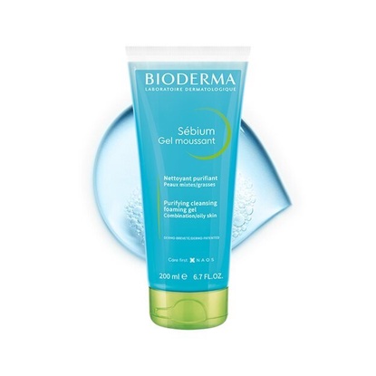 Gel rửa mặt tạo bọt Bioderma Sebium Gel Moussant 200ML/500ML [NHẬP KHẨU CHÍNH HÃNG 100%]