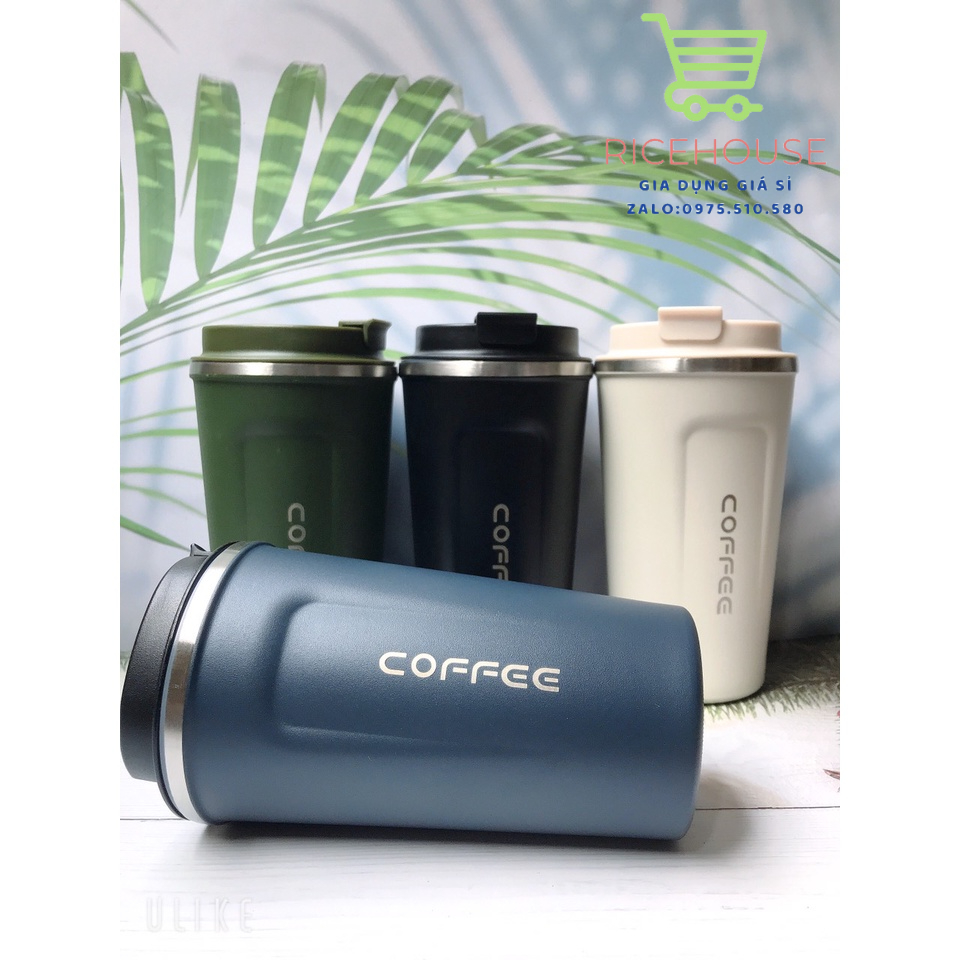 Ly Giữ Nhiệt Đựng Coffee - Cốc Giữ Nhiệt Inox 304 Cao Cấp Dung Tích 500ml