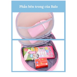 Balo cho bé mẫu giáo - mầm non hình động vật , cặp trẻ em bé trai bé gái nắp nhựa hình thú chống nước ,chống va đập TX2