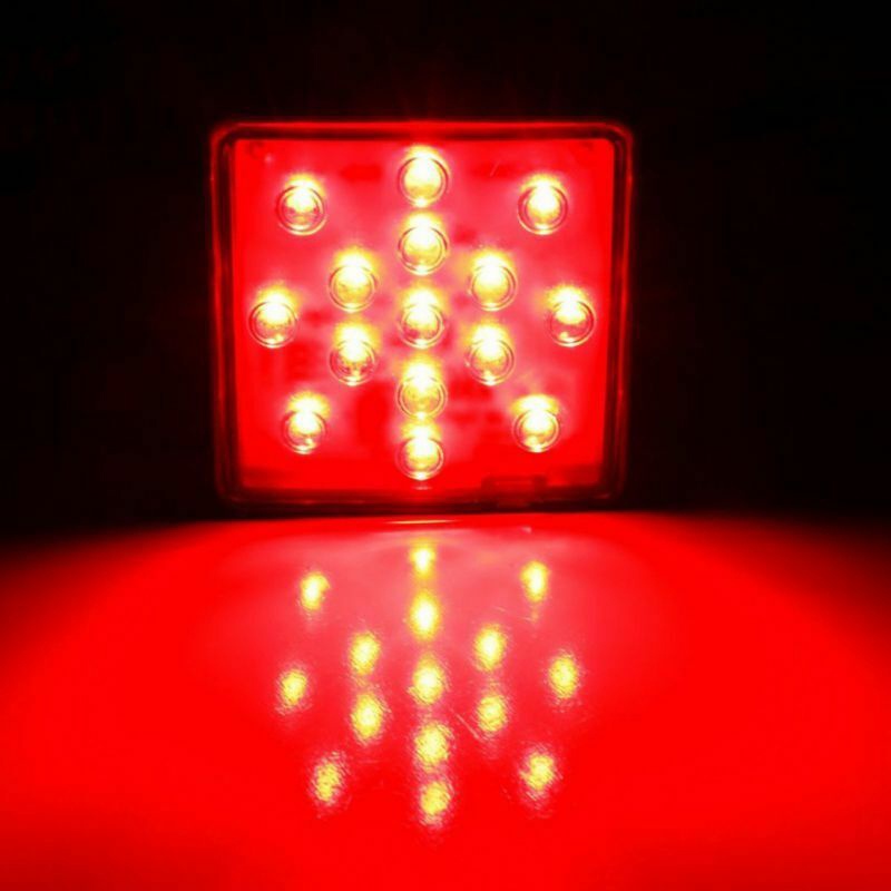 Vỏ BọC ĐèN Phanh 15 LED 2 Inch Cho Xe TảI