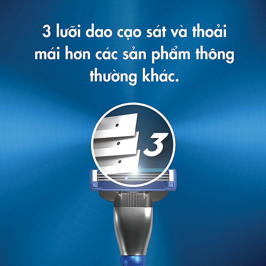 Cán/Dao cạo râu 3 lưỡi Gillette Mach3 - HKT Shop