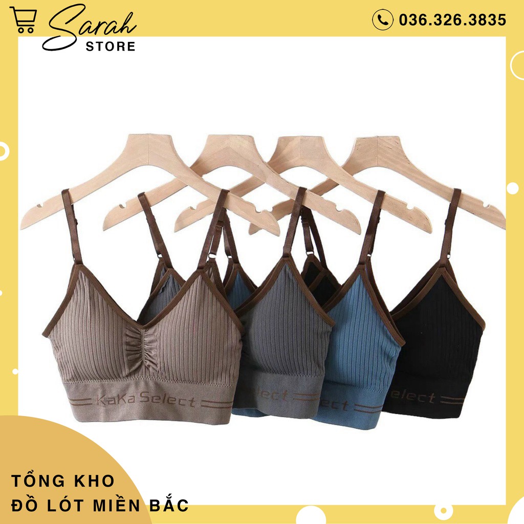 Áo Bra croptop 0344 Kaka Select, Áo Bra Nữ Nhún Ngực Tông Màu Nhẹ BR72 | BigBuy360 - bigbuy360.vn