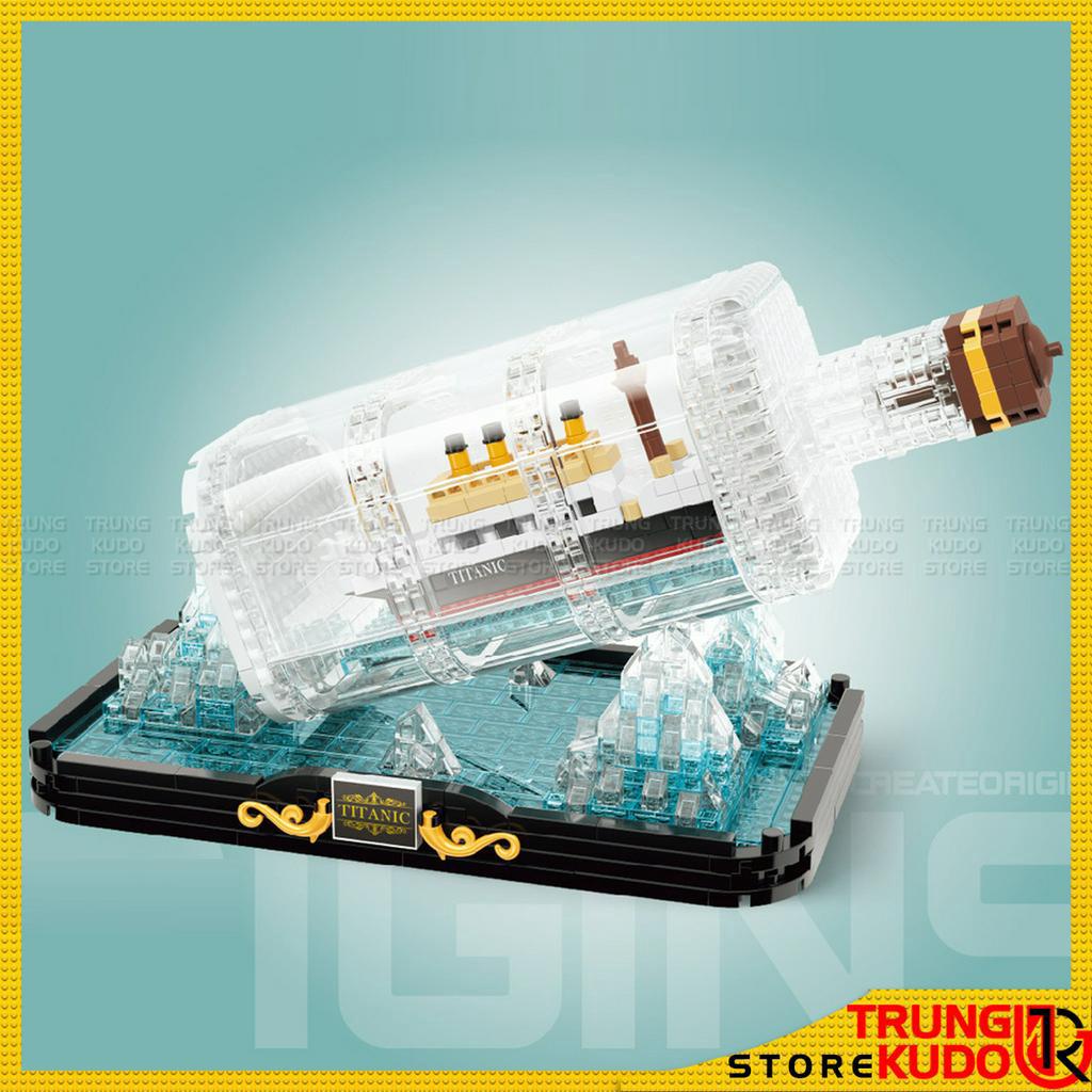 Thuyền Trong Chai - Đồ chơi lắp ráp mô hình tàu trong chai làm quà tặng trang trí decor