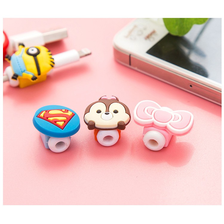 Phụ Kiện Bảo Vệ Chống Đứt Gãy Dây Sạc Cho Điện Thoại Phụ Kiện Tai Nghe Bluetooth i12 Cáp Sạc Pin Dự Phòng Vỏ Case Ốp