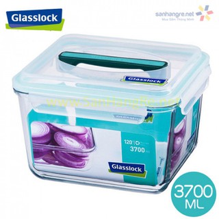 Hộp thủy tinh đựng thức ăn GLASSLOCK 3700ml MHRB370