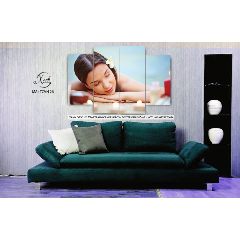 TRANH CANVAS TRANG TRÍ SAPA - GỒM KHUNG