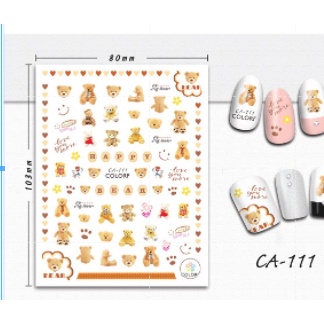 sticker trang trí nail