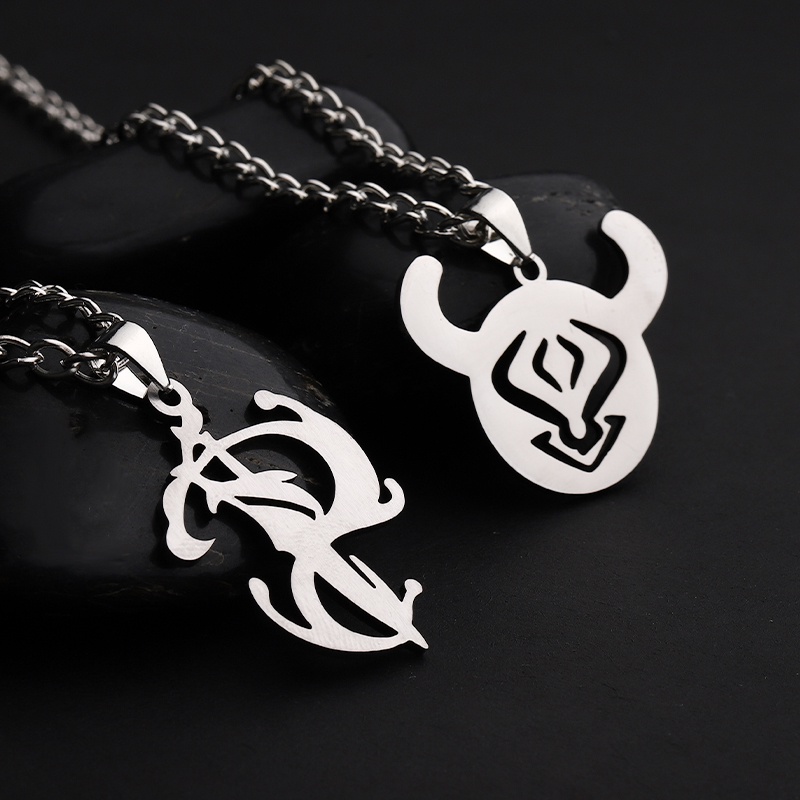 Vòng cổ QIHE JEWELRY mặt hình game Genshin độc đáo cho học sinh