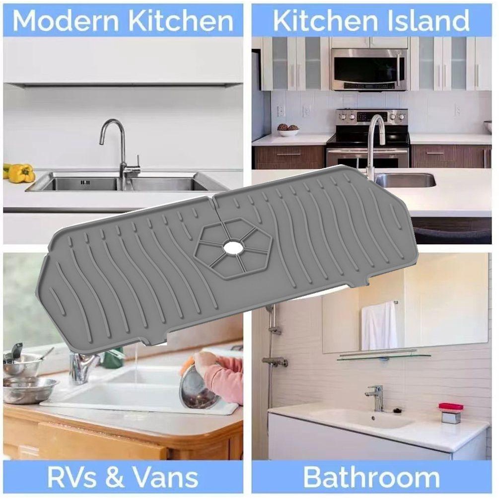 LET Thảm Lót Bồn Rửa Chén Thấm Hút Nước Chống Văng Tiện Lợi