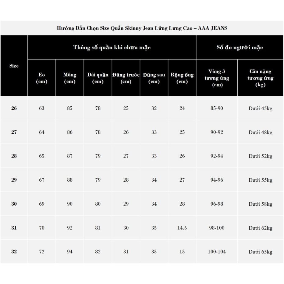 Quần Bò Lửng Nữ Aaa Jeans Dáng Skinny Lưng Cao Xanh Đậm