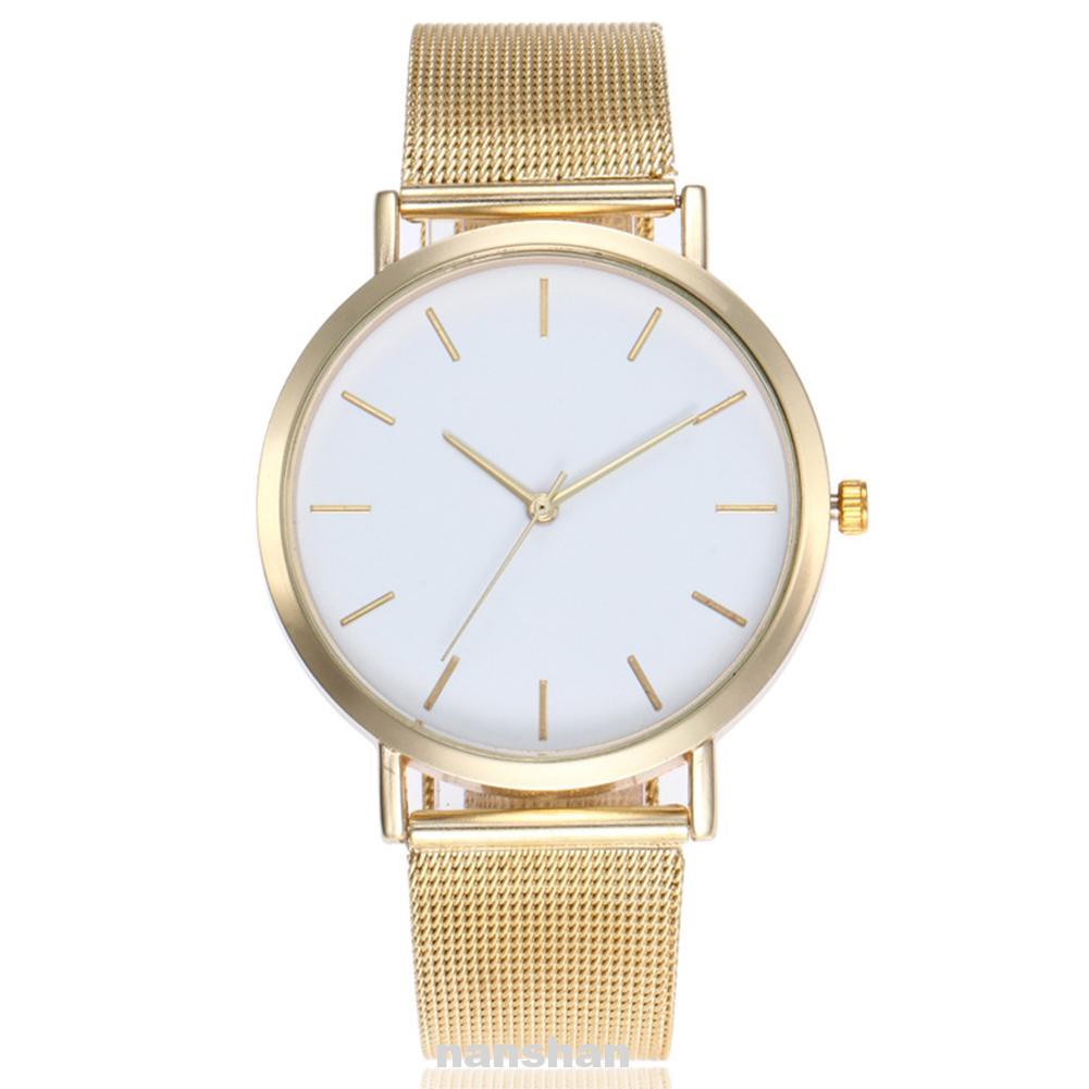 Women Watch Quartz Stainless Steel Strap Clock Wrist