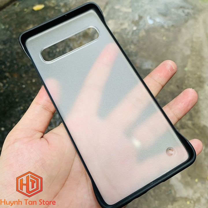 Ốp lưng Samsung S10 , S10 Plus , S10 5G nửa cạnh mặt lưng nhám chống bám vân tay | BigBuy360 - bigbuy360.vn