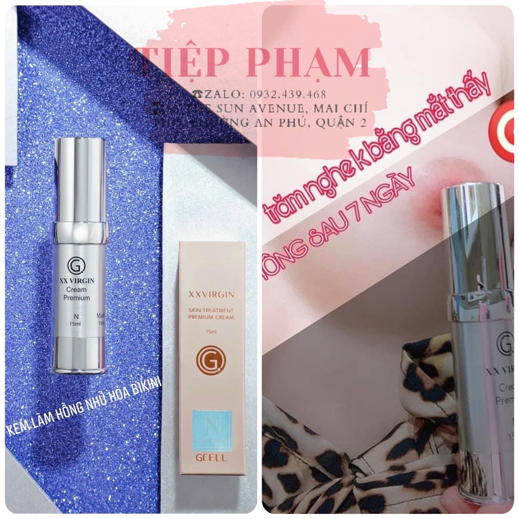 Kem Làm Hồng Nhũ Hoa và Bikini 15ml