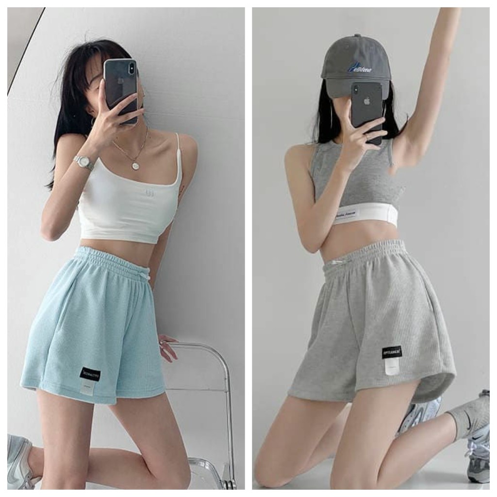 Quần đùi nữ cạp chun ITEM quần short mặc nhà ngắn chất Umi Ulzzang hot - VIETCEN | BigBuy360 - bigbuy360.vn