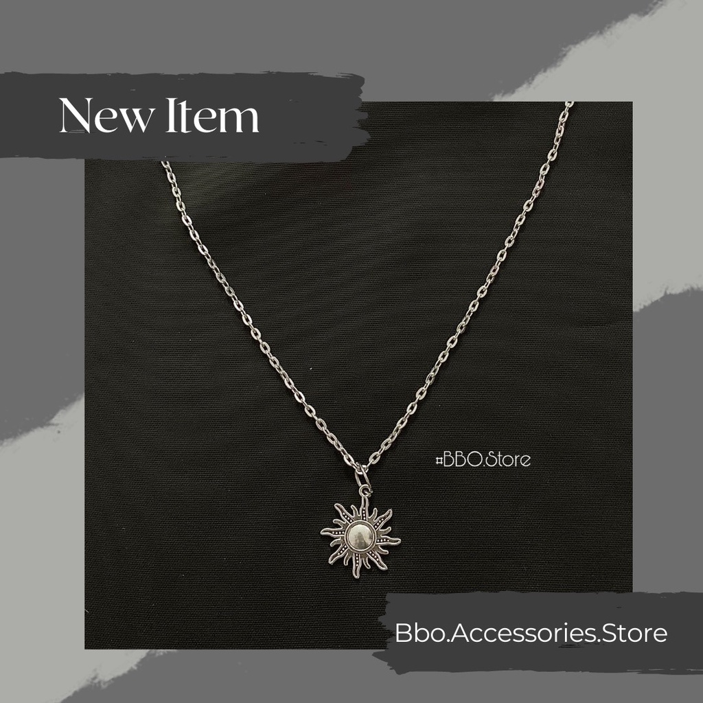 VÒNG CỔ MIX CHARM HÌNH MẶT TRỜI CÁ TÍNH - VÒNG CỔ UNISEX