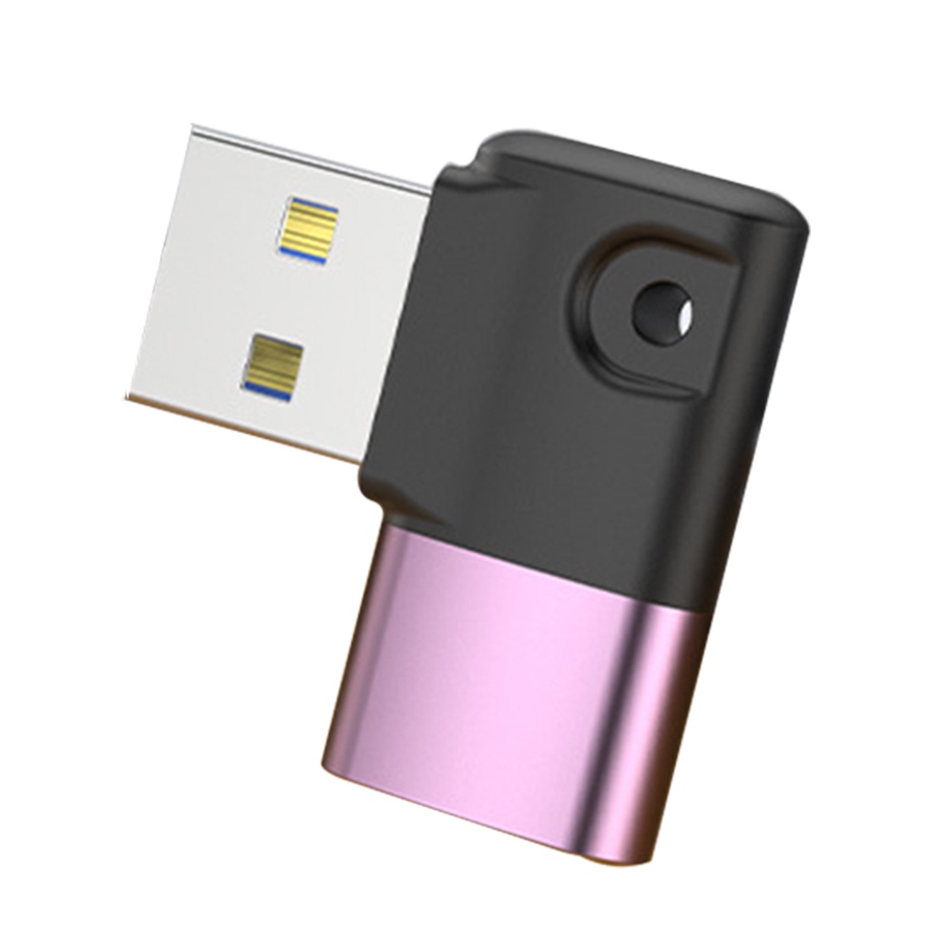 Đầu chuyển đổi sạc nhanh usb 3.0 Type C có lỗ treo 90 độ cho máy tính bảng