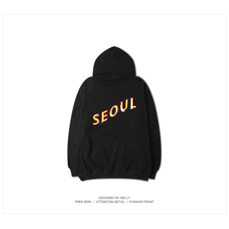 A95 Áo hoodie nam nữ nelly seoul | BigBuy360 - bigbuy360.vn