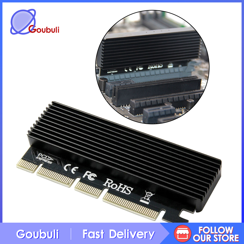 [Goubuli]PCIe NVMe M.2 NGFF SSD to PCI-E PCI express 3.0 x4 x8 x16 adapter For 2280