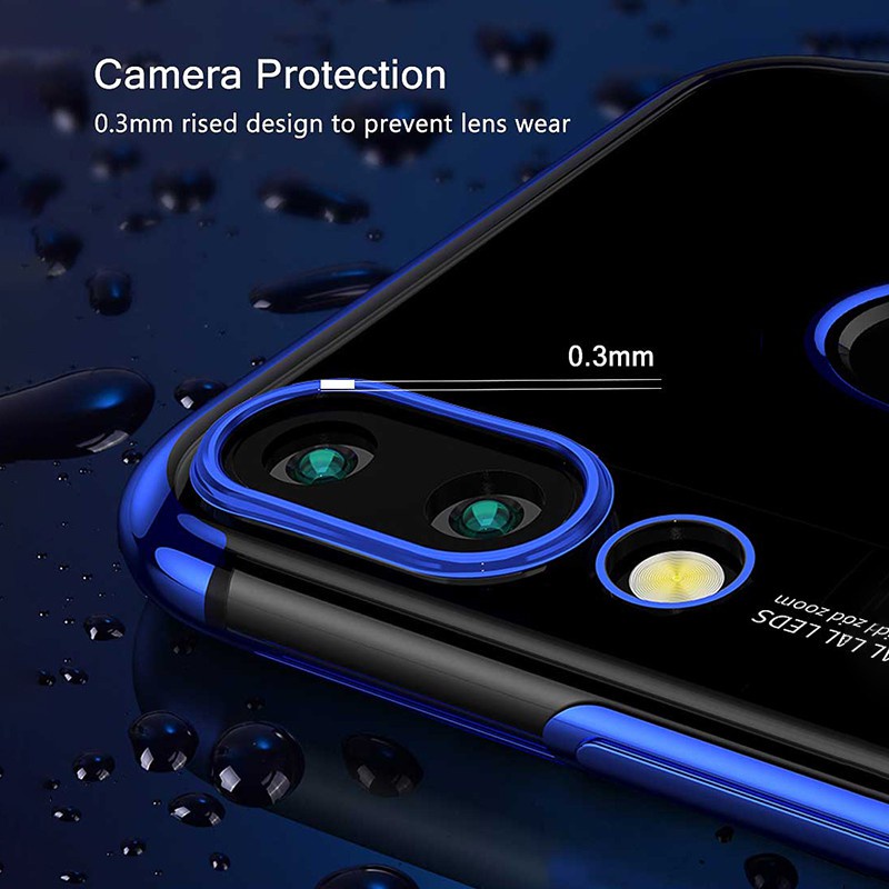 Vỏ mạ cho iPhone 11 Pro Max X XR XS Max 6 7 8 plus Vỏ silicon trong suốt sang trọng Vỏ điện thoại TPU mềm siêu mỏng ốp lưng