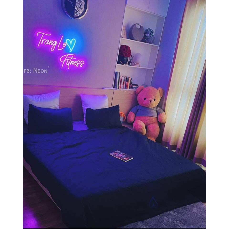 ĐÈN NEON trang trí phòng ngủ