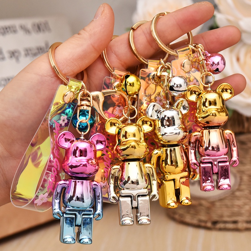 Móc Khóa Phụ Kiện Túi Xách Gấu Xinh Xắn Hàn Quốc đủ màu sắc hot trend Móc Khóa Cute CICIBOX