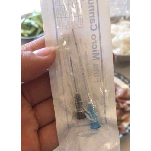 Kim Cannula với thiết kế kim dạng dầu tù giúp hạn chế các biến chứng khi tiêm Filler.