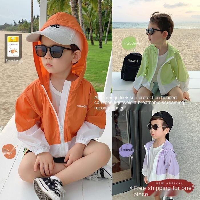Áo khoác có nón trùm đầu phong cách Hàn Quốc dành cho bé trai