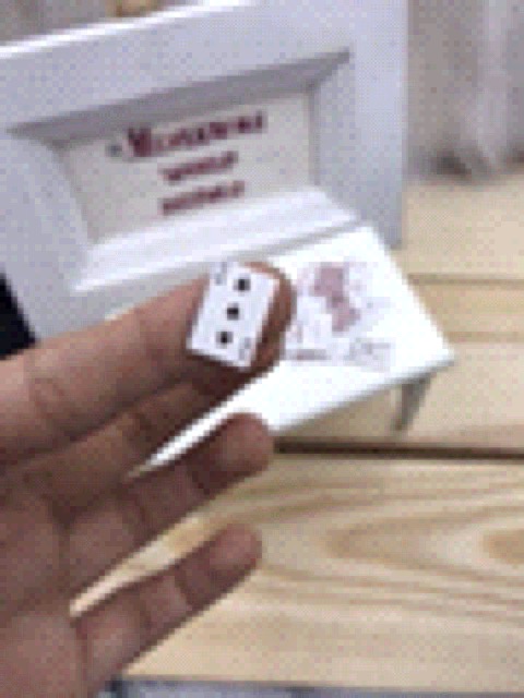 Bộ bài Tây poker siêu mini tí hon. Mô hình bộ bài Tây poker