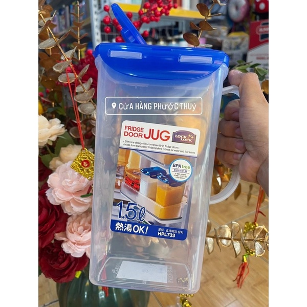 Ca nước nhựa lock&lock 1.5 lít
