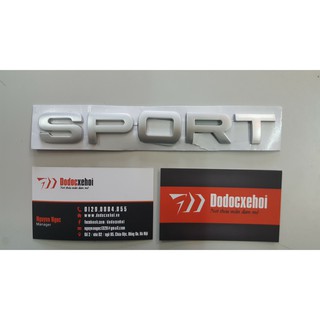 CHỮ THÉP SPORT DÁN XE