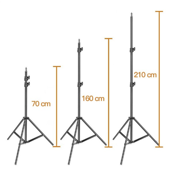 Chân đèn studio, chân tripod đa năng, chân đèn Flash cho chụp ảnh, quay phim, livestream 1m5 1m6 1m7 2m1