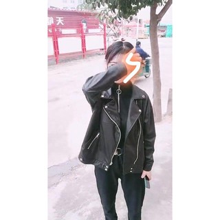 {RE131} Áo khoác da chất lừ