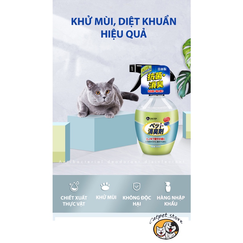 Xịt khử mùi hôi chó mèo LUXURY LUCIAN, xịt khử mùi thú cưng, hàng cao cấp, lưu hương lâu