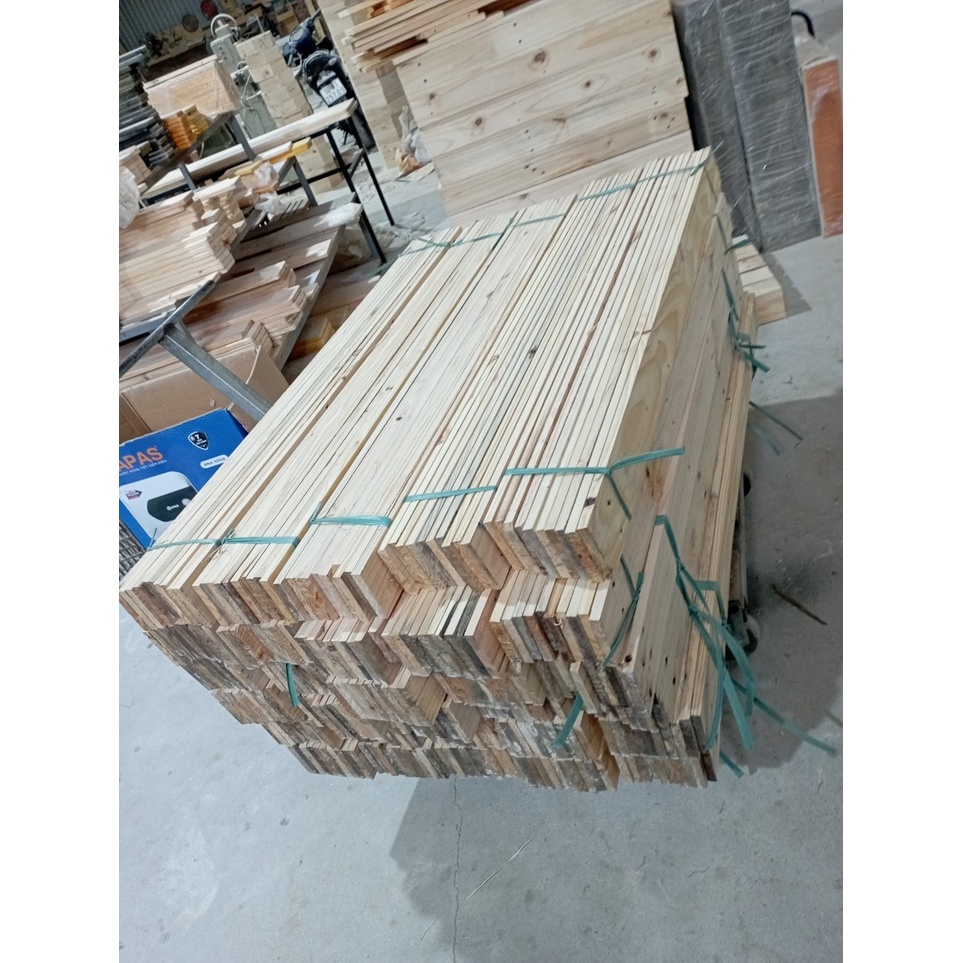 1 nan pallet gỗ thông dài 30 và 40cm - thanh balet Gỗ đã bào 4 mặt diy handmade HP Decor