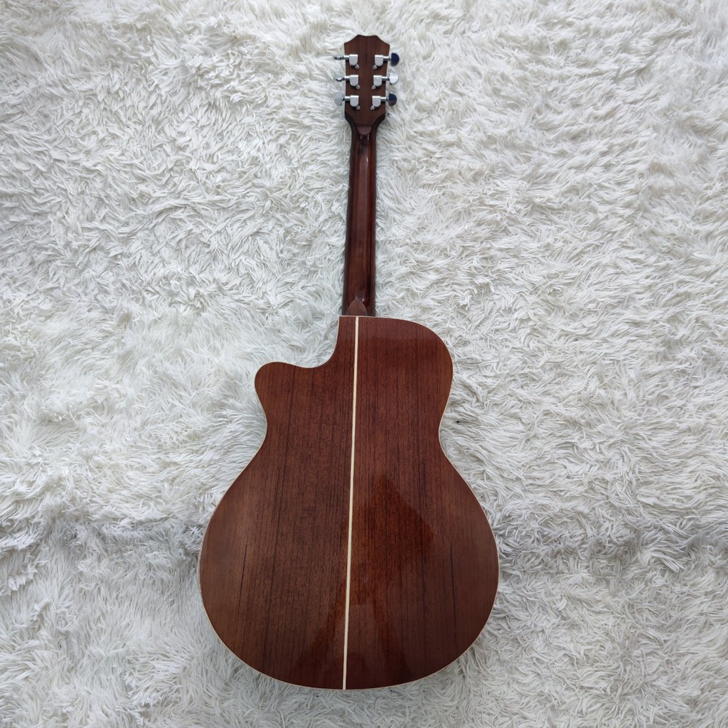 Đàn Acoustic Guitar DL-AT68 gỗ Thông-Hồng Đào có ty full phụ kiện.