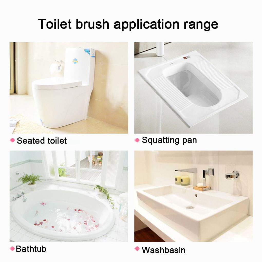 Bàn Chải Vệ Sinh Toilet Dạng Cong Hình Chữ S Tiện Dụng Cho Gia Đình 2020
