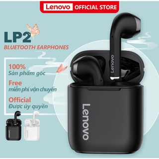 Tai nghe bluetooth Lenovo LP2 TWS bluetooth không dây Bluetooth 5.0 mini âm thanh nổi HD điều khiển cảm ứng độ trễ thấp có micro Low Latency