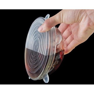 Set 6 nắp đậy silicon