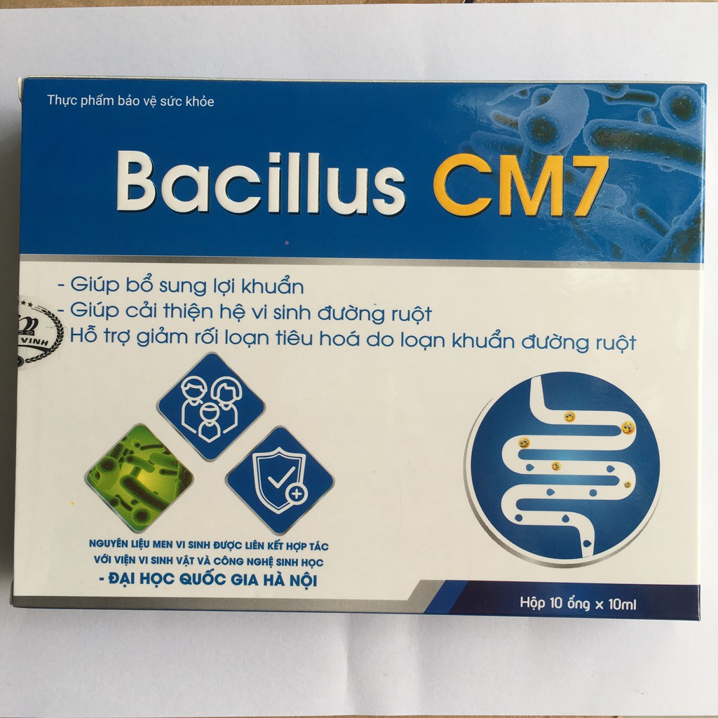 Men vi sinh Đại học quốc gia Hà Nội Bacillus CM7