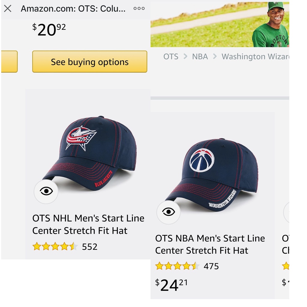 Nón mũ big size bít đuôi, nón kết lưỡi trai chữ P, team logo fitted cap chính hãng