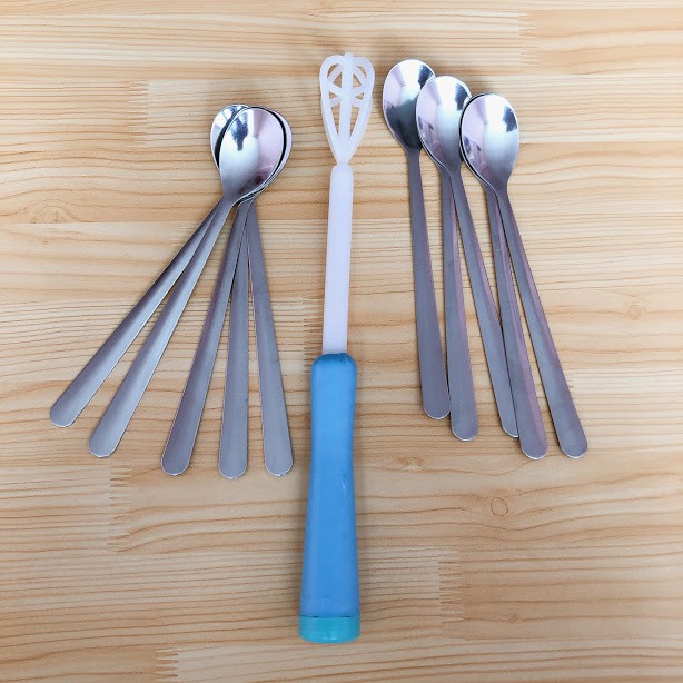 COMBO 5 MUỖNG CAFE DÀI 1 DỤNG CỤ NHẤN CAFE ĐÁNH TẠO BỘT | BigBuy360 - bigbuy360.vn