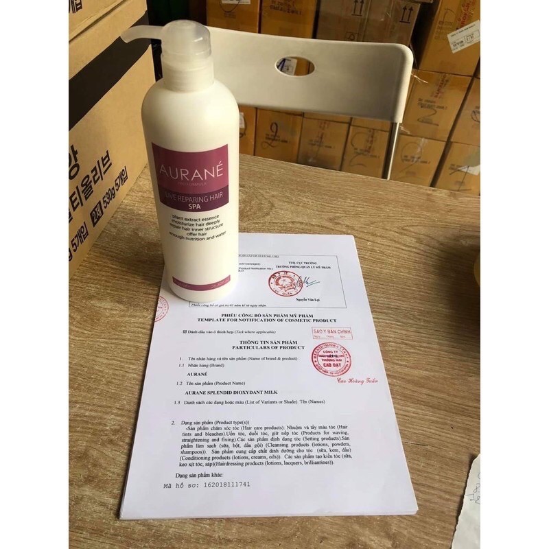 SPA AURANE_AURANE SPA NGÂM PHỤC HỒI LÀM MƯỢT TÓC 750ML CAM KẾT CHÍNH HÃNG Ạ! | BigBuy360 - bigbuy360.vn