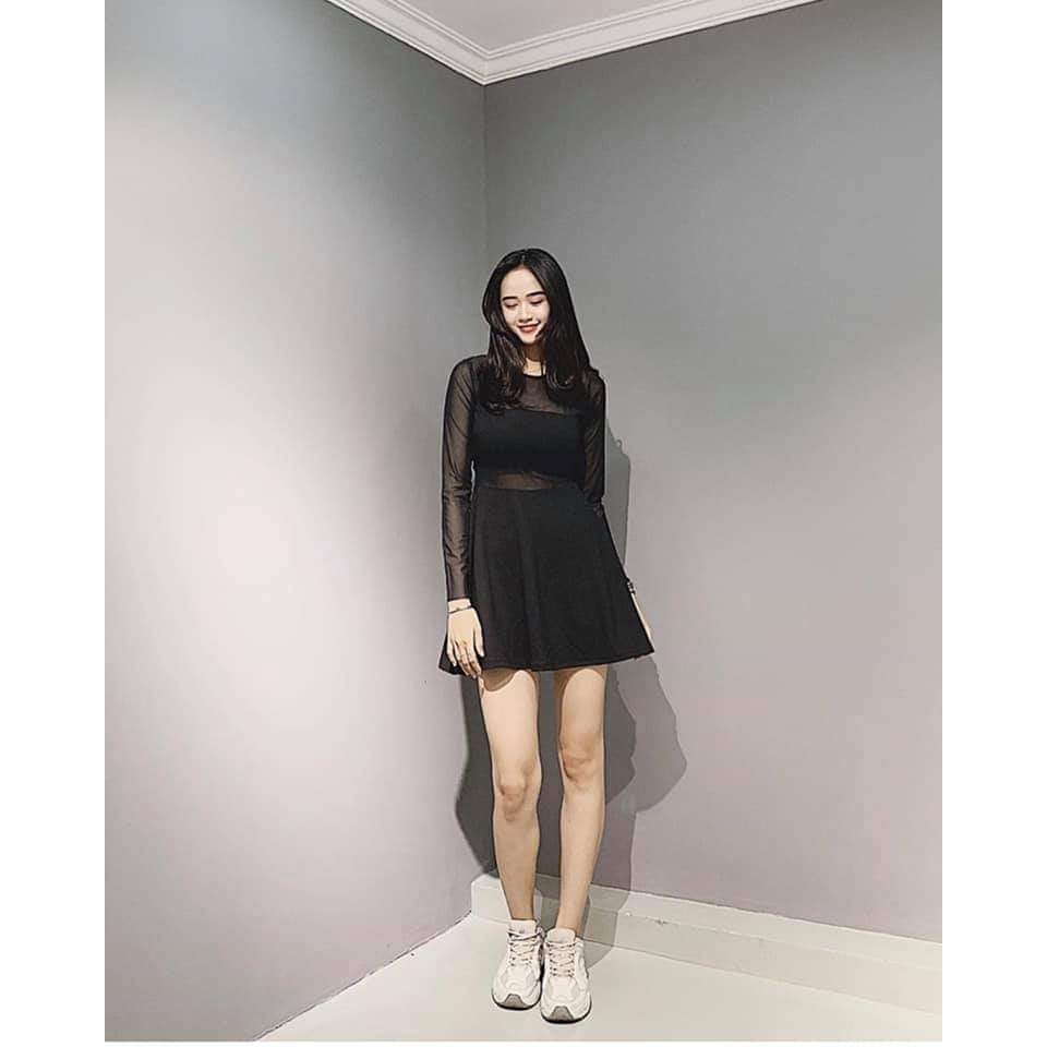 ĐẦM SUÔNG NỮ BASIC THỜI TRANG