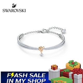 FLASH SALE 100% Swarovski VòngTay Nữ LIFELONG HRT Kink tình yêu tươi sáng và dễ chịu FASHION Bracelet trang sức đeo Trang sức