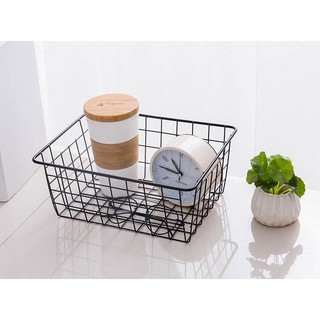 Giỏ sắt đựng đồ, trang trí chụp ảnh