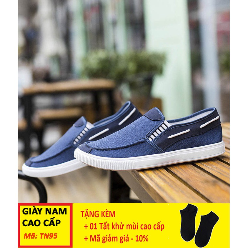 Giày Vải Nam 💖FREESHIP💖 Giày Đế Êm Chất Vải Thoáng Khí | BigBuy360 - bigbuy360.vn